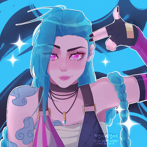 Jinx - League of Legends [fanart] [game] November 2021